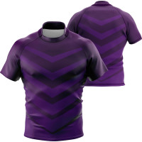 Camiseta de Rugby Púrpura Elite Performance